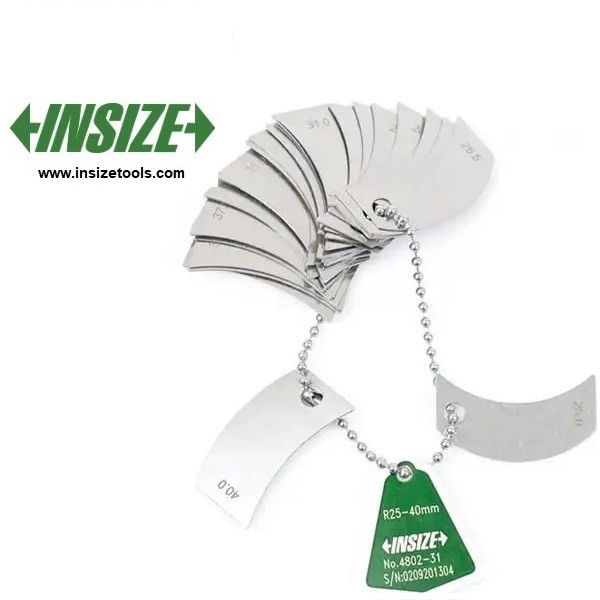 شابلون شعاع سنج ( R سنج )  اینسایز 40-25 mm - مدل 31-4802 - با گارانتی شرکتی  4802-31