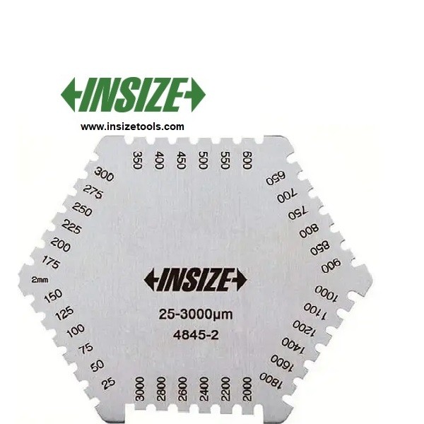 گیج فیلم مرطوب 3000 - 25 میکرون ( شابلون ضخامت سنج رنگ و پوشش تر اینسایز ) مدل 2-4845 - با گارانتی شرکت  4845-2