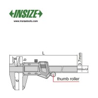 کولیس دیجیتال متال  اینسایز 15 cm مدل 150-1114 1114-150A