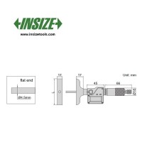 میکرومتر عمق سنج میله ای دیجیتال اینسایز  300-0 mm مدل 300-3540 3540-300