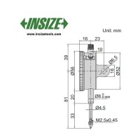 ساعت اندیکاتور اینسایز کورس 25 mm مدل 25-2302 2302-25