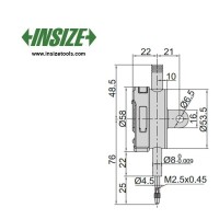ساعت اندیکاتوردیجیتال اینسایز کورس 12.7 mm مدل 10-2112 2112-10