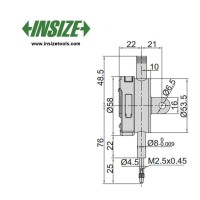 ساعت اندیکاتوردیجیتال  اینسایزکورس 12.7 mm مدل 101-2112 2112-101