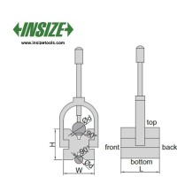 ست وی بلوک کلمپی اینسایز 30-5 mm مدل 11-6896 6896-11