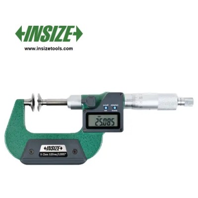 میکرومتردیسکی  دیجیتال خارج سنج اینسایز 25-0 mm ( فک بشقابی) مدل 25-3594- با گارانتی شرکتی