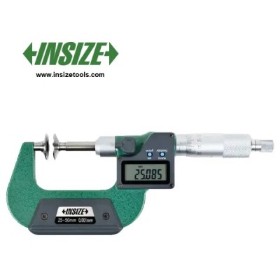 میکرومتر دیسکی دیجیتال خارج سنج  اینسایز 50-25 mm (فک بشقابی)  مدل 50-3594 - با گارانتی شرکتی