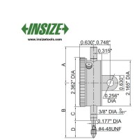 ساعت اندیکاتوراینچی  اینسایز مدل 105-2307 - با گارانتی شرکتی  2307-105