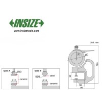 ضخامت سنج ورق ساعتی اینسایز 10-0 mm مدل 10-2364 - با گارانتی شرکتی 2364-10