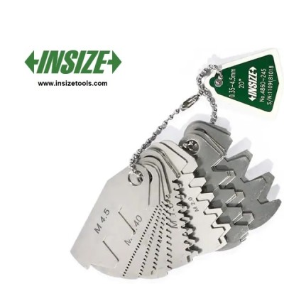 شابلون دنده ای ذوزنقه ای 20 درجه اینسایز4.5-0.35 mm مدل 245-4860 - با گارانتی شرکتی 