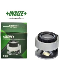ذره بین X10 ( لوپ X10 )  چراغ دار اینسایز مدل 10-7524- با گارانتی شرکتی   7524-10